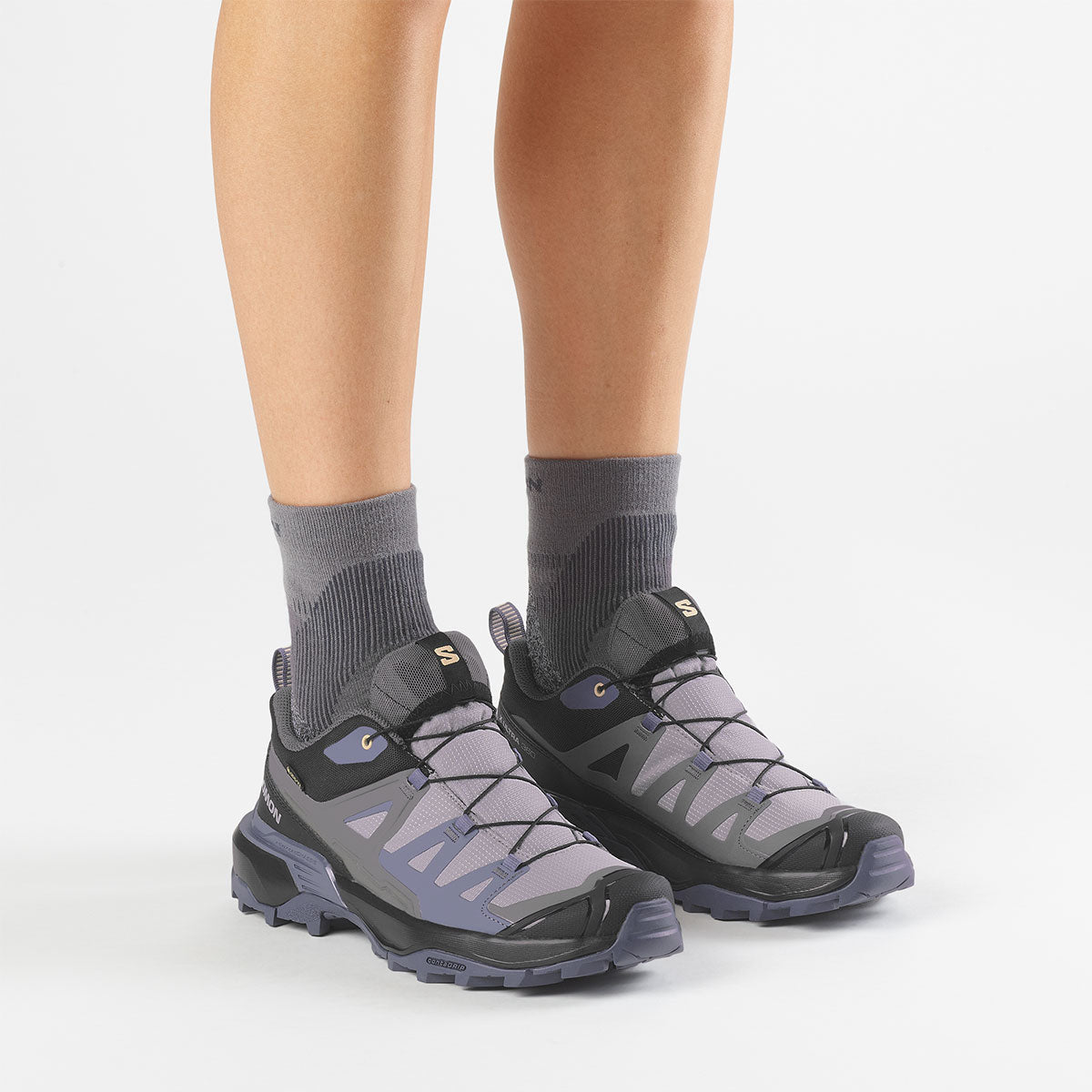 Salomon X Ultra 360 GTX Dame løbesko med snørebånd og tekstil overdel