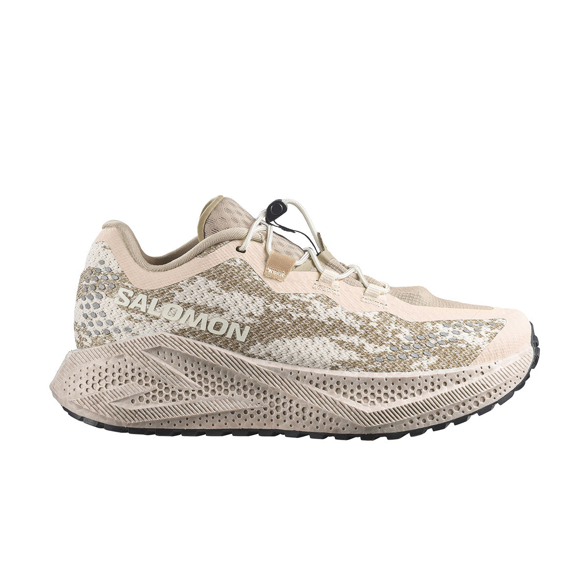 Salomon Aero Glide 4 GRVL dame løbesko med beige overdel