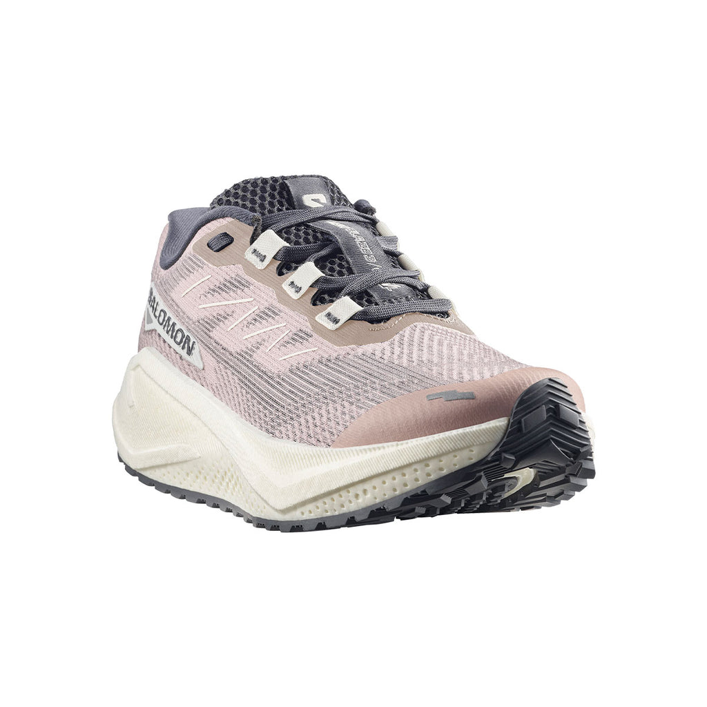 Salomon Aero Blaze 3 GRVL trailsko med grå og rosa overdel