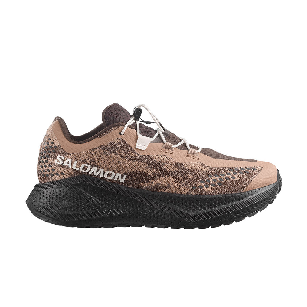 Salomon Aero Glide 4 løbesko til herre med grå-granfarvet overdel