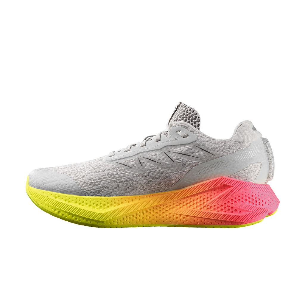 Salomon Aero Glide 4 løbesko med gradient grå og farvet sål