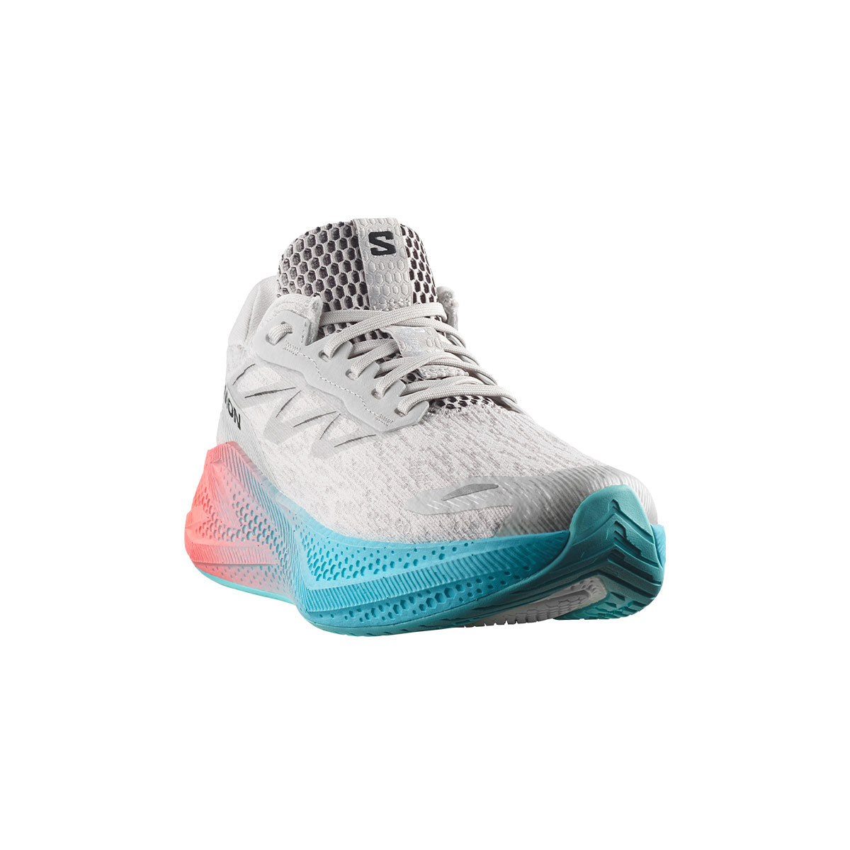Salomon Aero Glide 4 løbesko med gradient grå og blå overdel