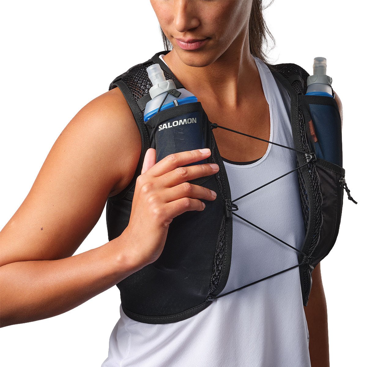 Salomon Active Skin 4 Dame løbetaske med flasker og stropper