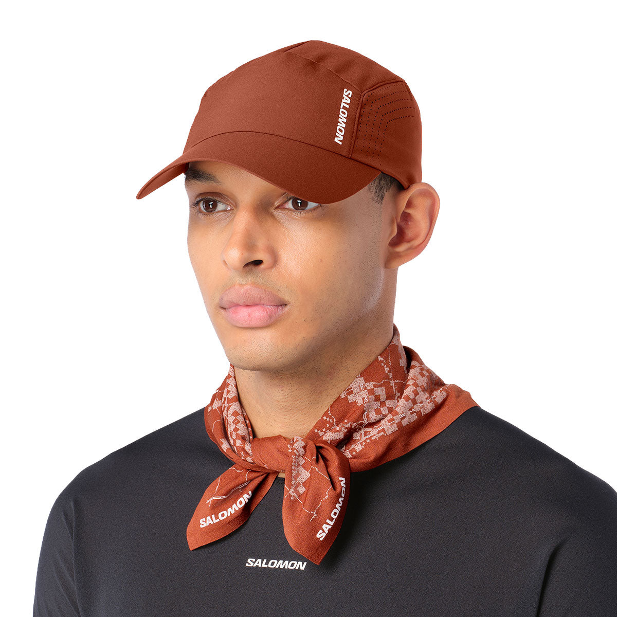 Salomon SHKout cap unisex i kobberbrun farve