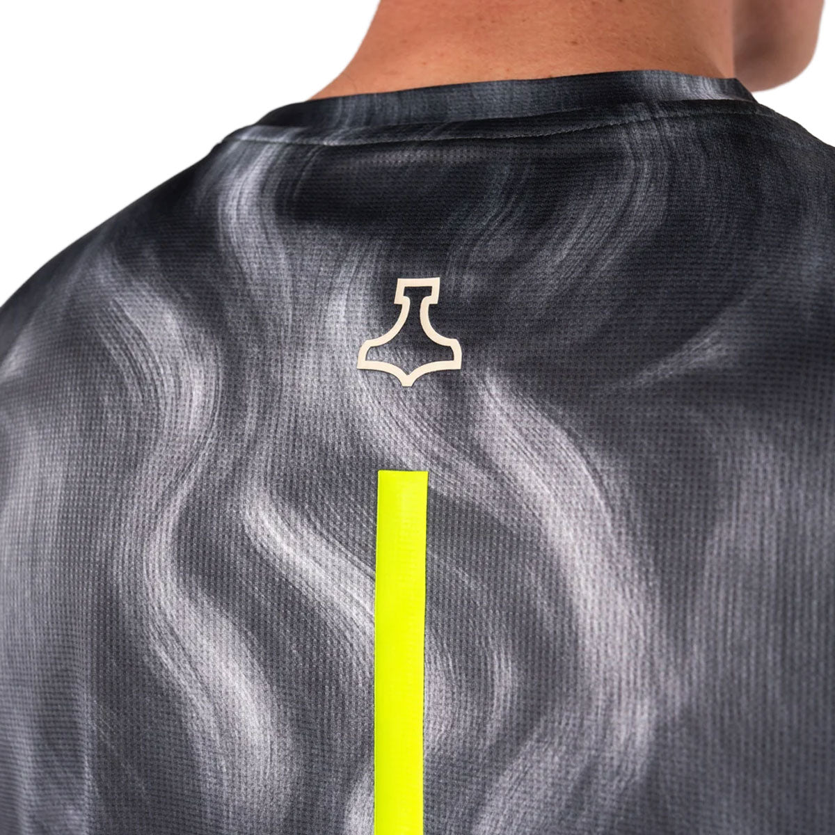 Sort LiiteGuard race ground-tech T-shirt herre med logo på ryggen