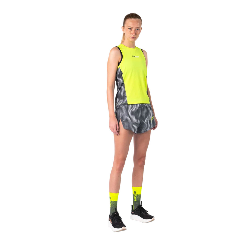 Dame singlet i gul og grå, Race Ground-Tech fra liiteGuard