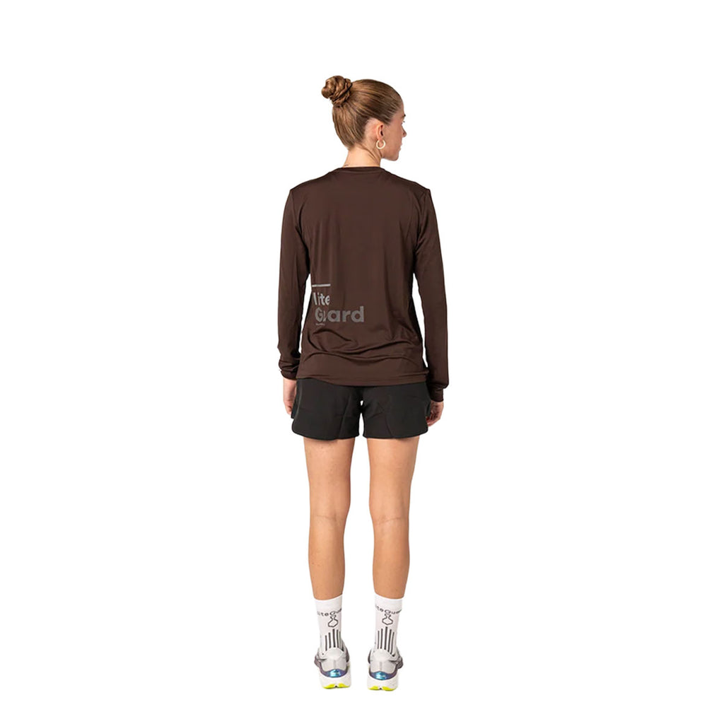 LiiteGuard Ground-Tech langærmet T-shirt til dame set bagfra