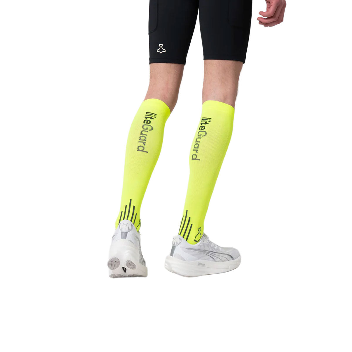 LiiteGuard Shin-Tech Vision Grip Running Sock