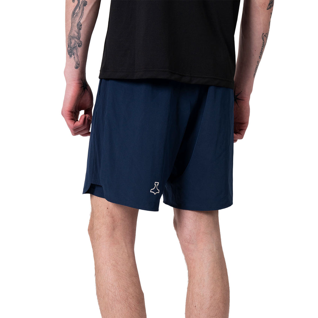 Mørkeblå Liiteguard Glu-Tech 2in1 shorts til mænd