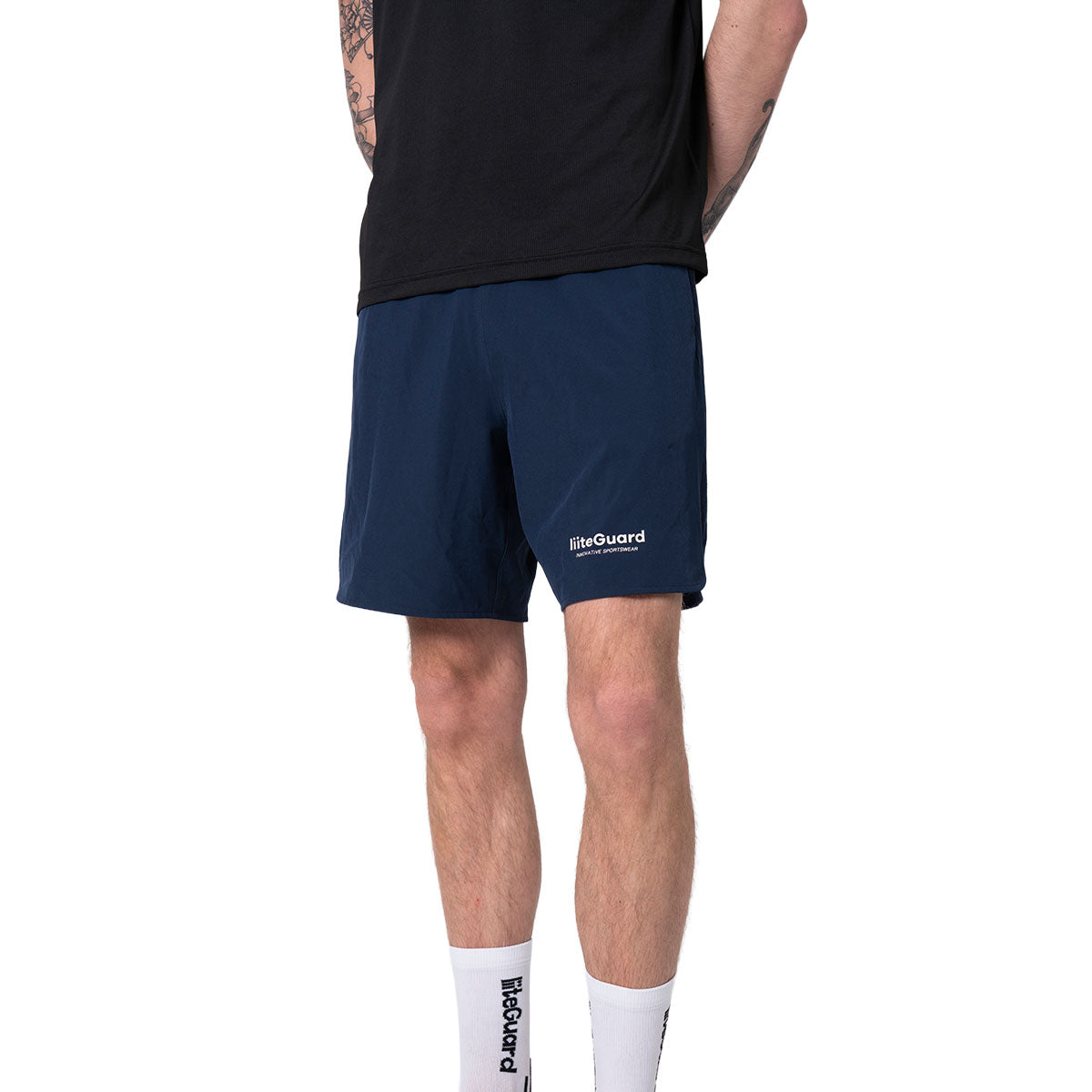 Mørkeblå Liiteguard Glu-Tech 2in1 shorts til mænd