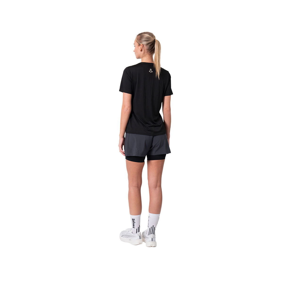 Liiteguard Glu-Tech 2IN1 shorts til damer i grå og sort