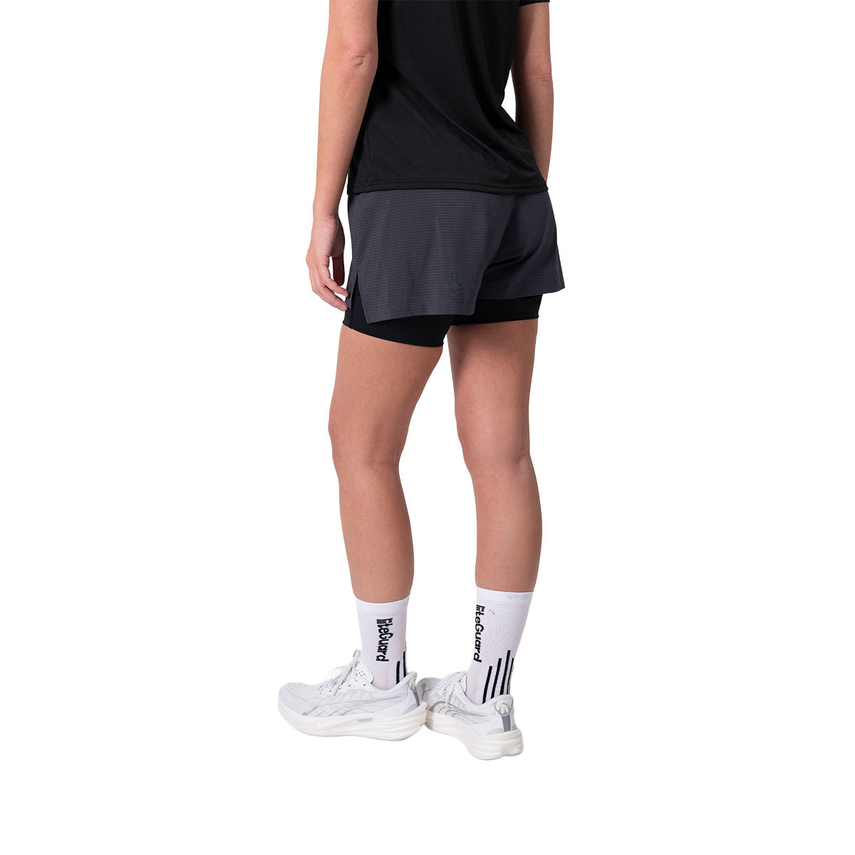 Liiteguard Glu-Tech 2IN1 shorts til damer i sort
