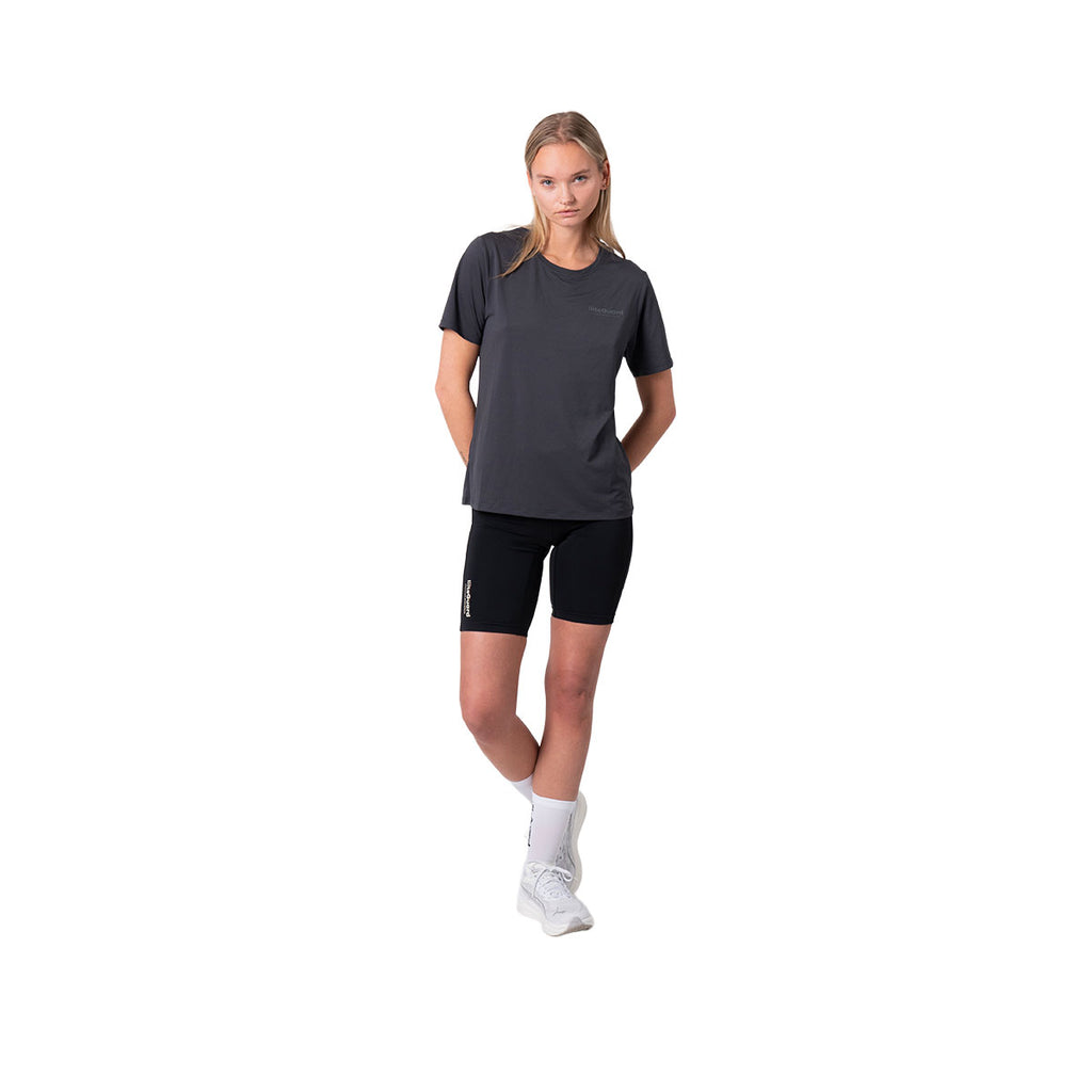 Grå Liiteguard Ground-Tech T-shirt til damer med kort ærme