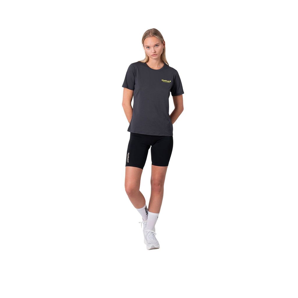 Grå Liiteguard Ground-Tech T-shirt til damer med kort ærme