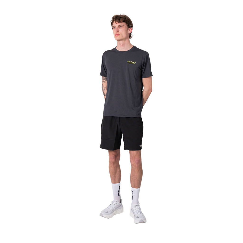 Grå Liiteguard Ground-Tech T-shirt til mænd med logo