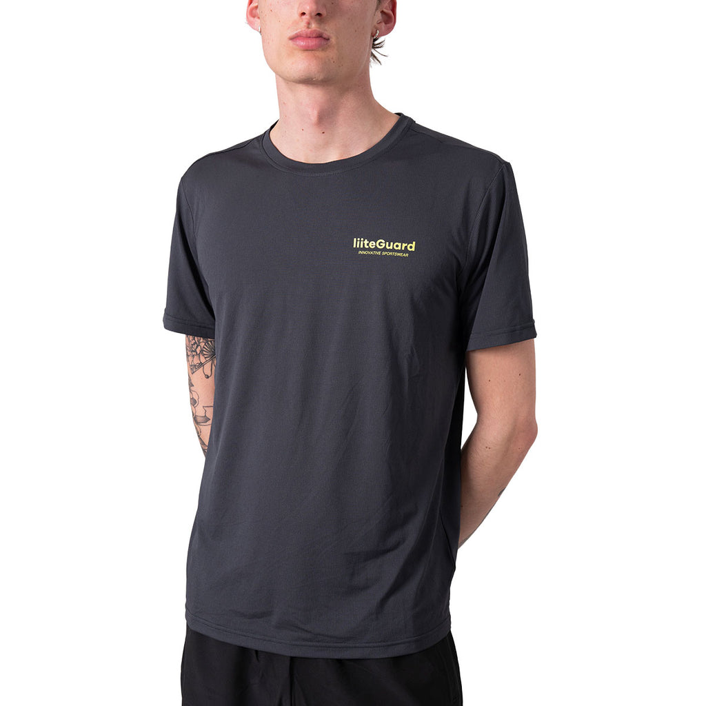 Liiteguard Ground-Tech T-shirt til mænd i mørkegrå farve