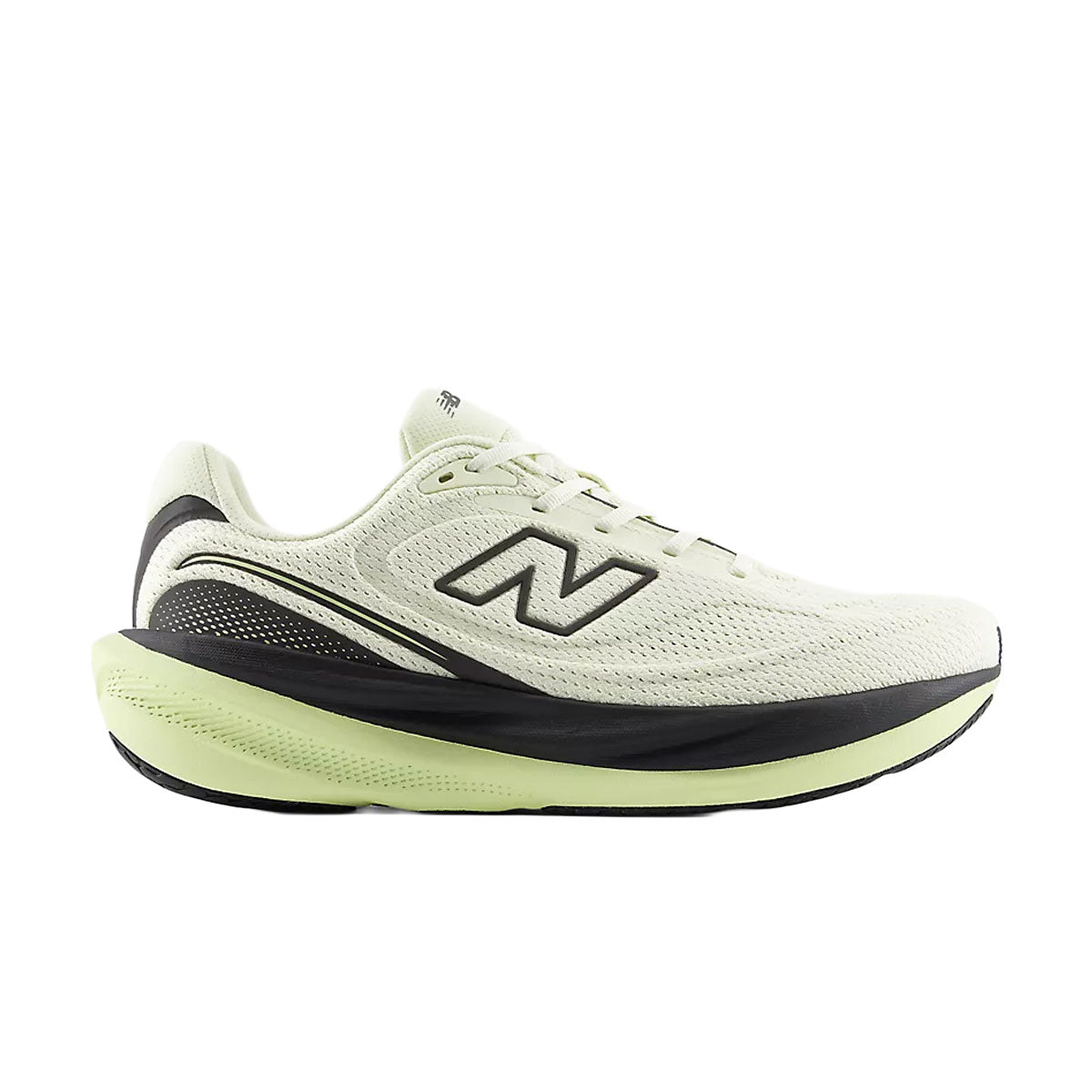 New Balance 1080 V15 herreløbesko i hvid og sort med snørebånd