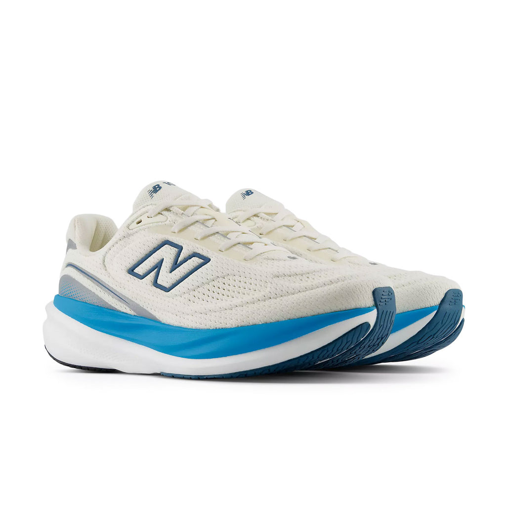 New Balance 1080 V15 herre løbesko i hvid og blå