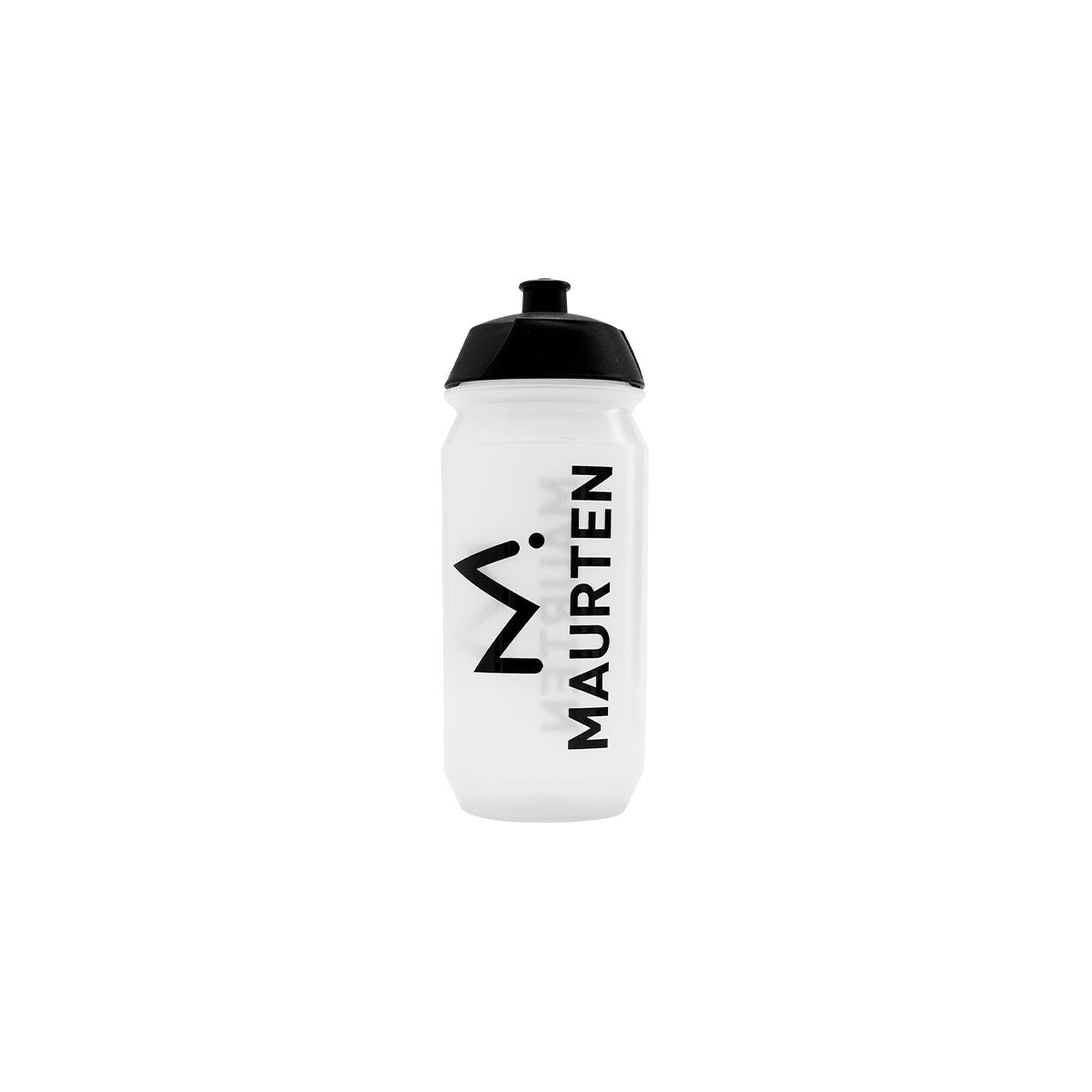 MAURTEN 500 ml vandflaske med sort låg og logo