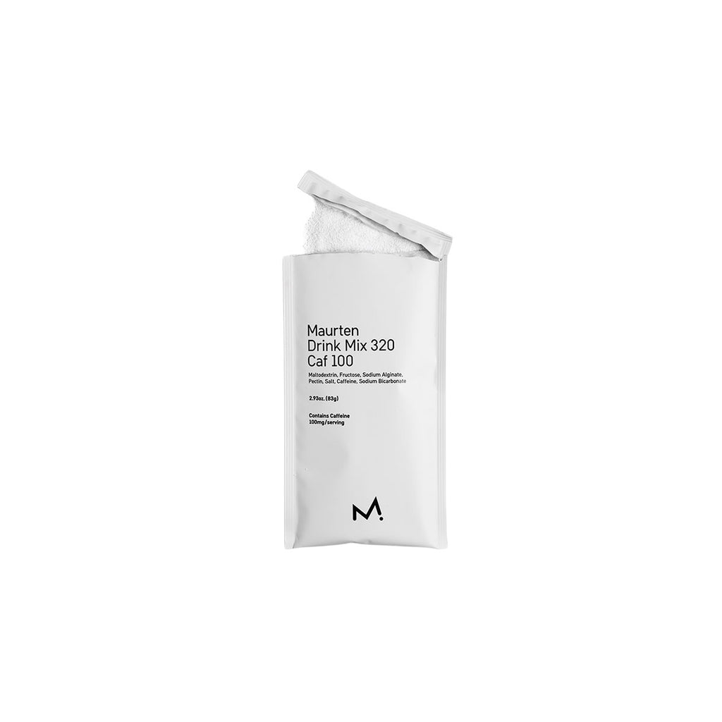 MAURTEN Drink Mix 320 Caf 100 energiprodukt, pose med indhold