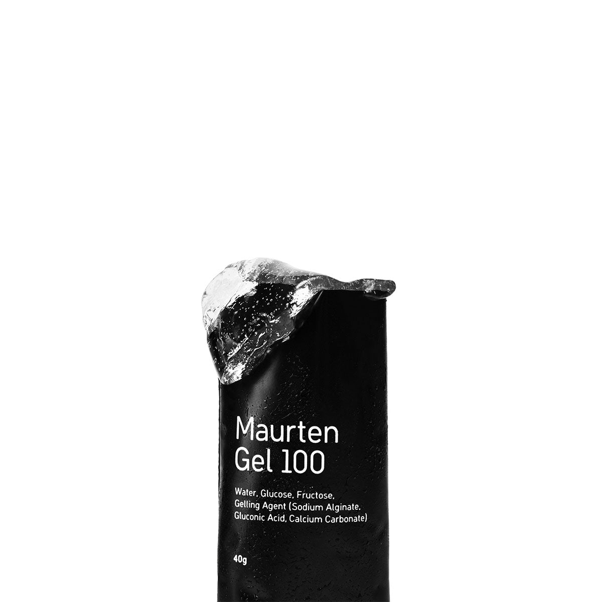 MAURTEN Gel 100 energigel 40 g med tekst og doseringsangivelser