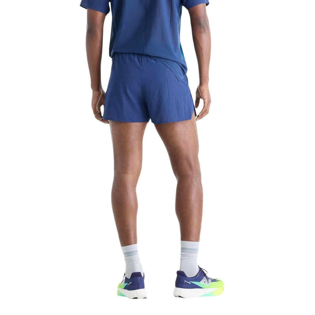 Blå New Balance RC Ultralight herre shorts med 3-tommer længde