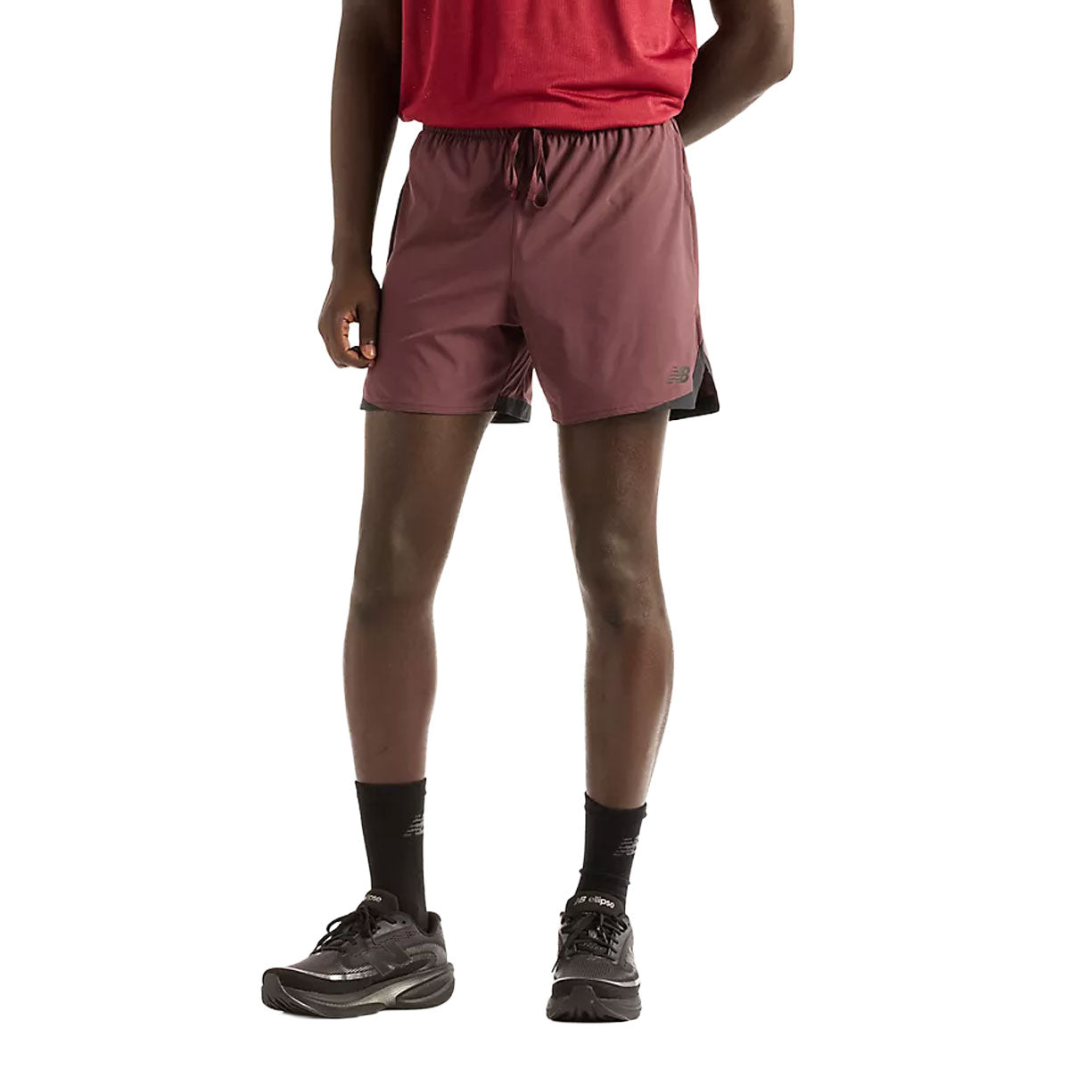 New Balance RC Essential 5-tommer herre shorts med snøre i taljen