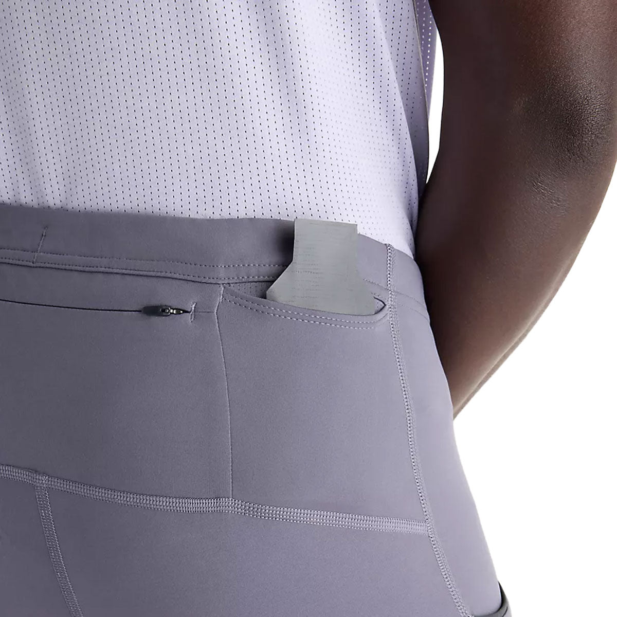 New Balance reflective RC varme tights til mænd med elastisk linning