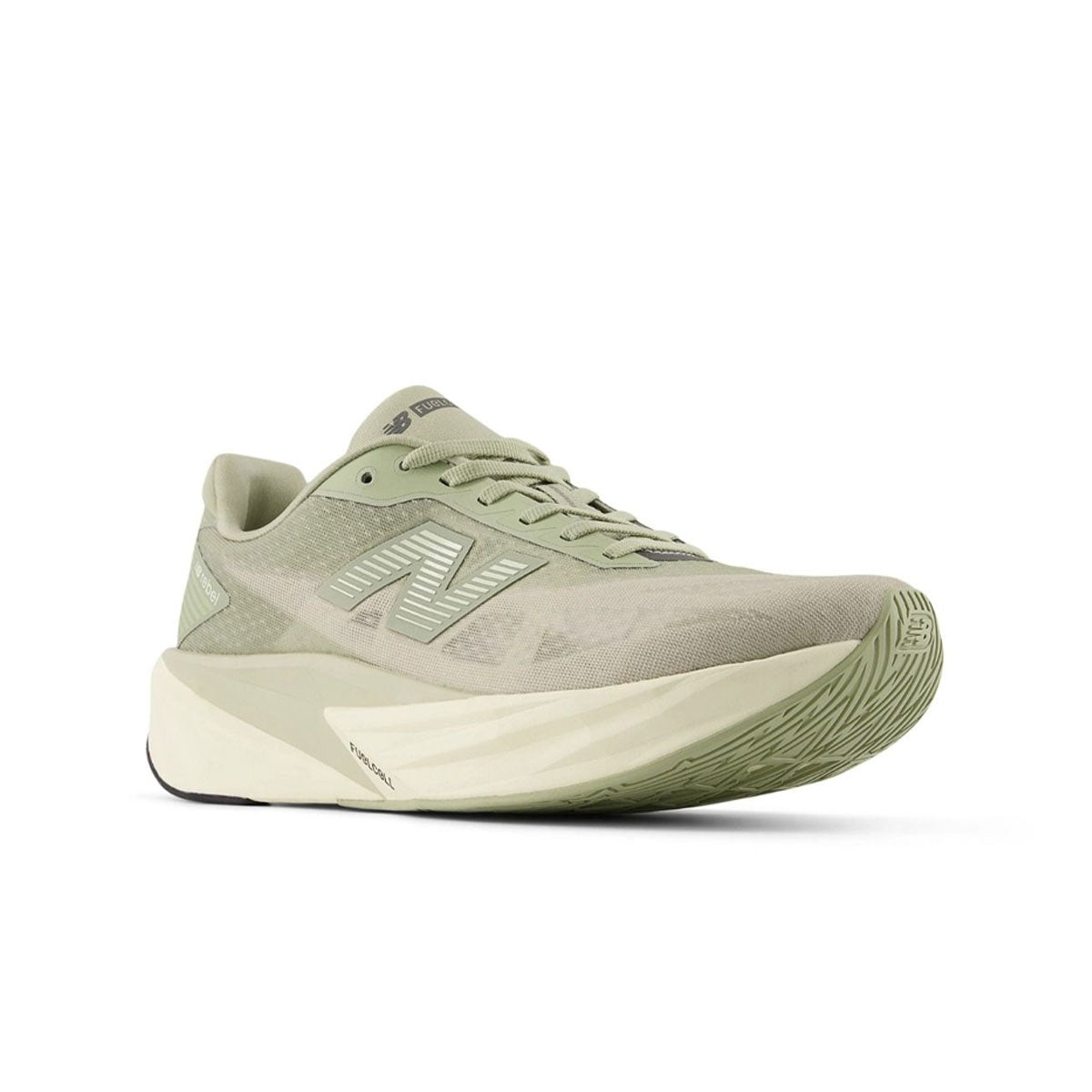 New Balance FuelCell Rebel v5 herre løbesko i sandgrå farve