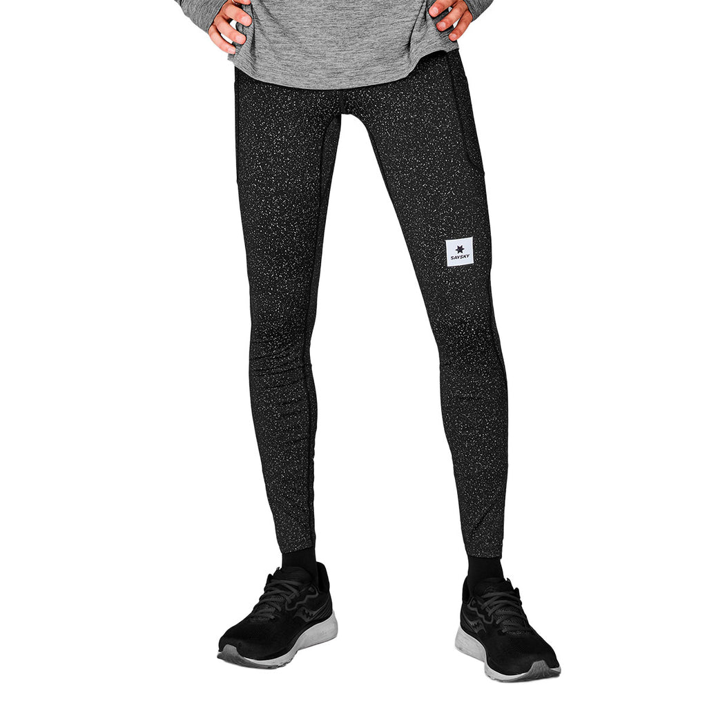 Saysky Reflective Universe combat+ tights med reflekterende mønster på benene