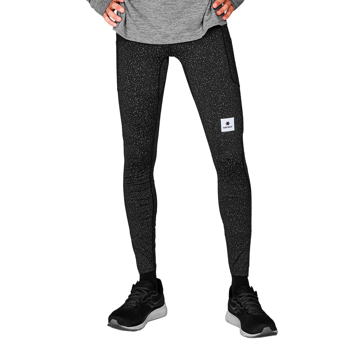Saysky Reflective Universe combat+ tights med reflekterende mønster på benene