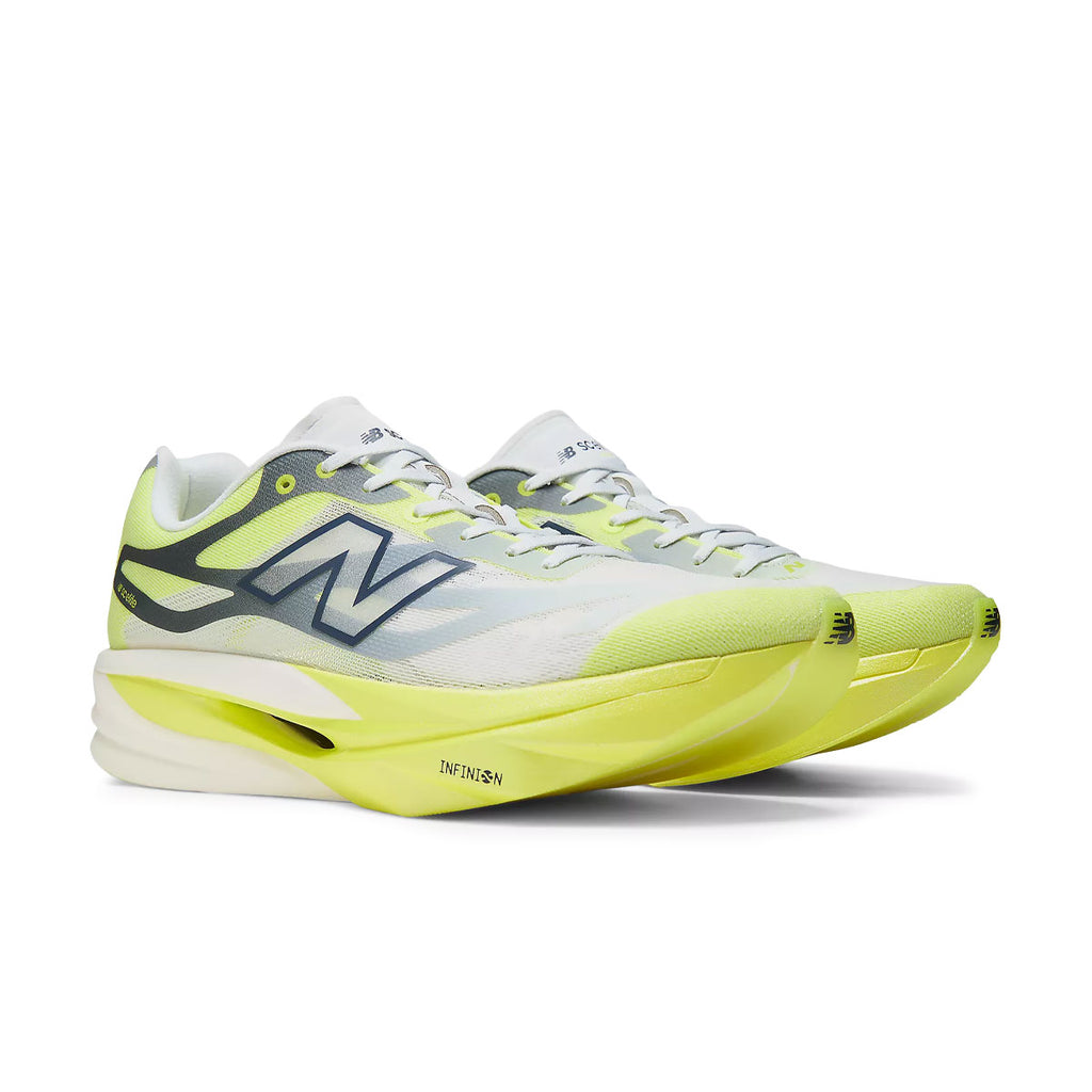 New Balance FuelCell SuperComp Elite V6 herreløbesko i limegrøn og hvid
