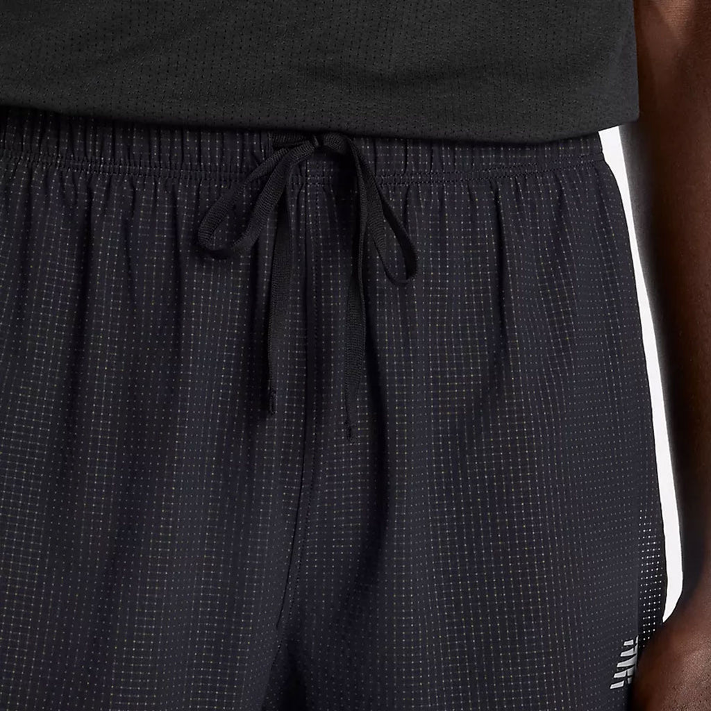 Mørke New Balance RC Ultralight herre shorts med snøre i taljen 3 tommer