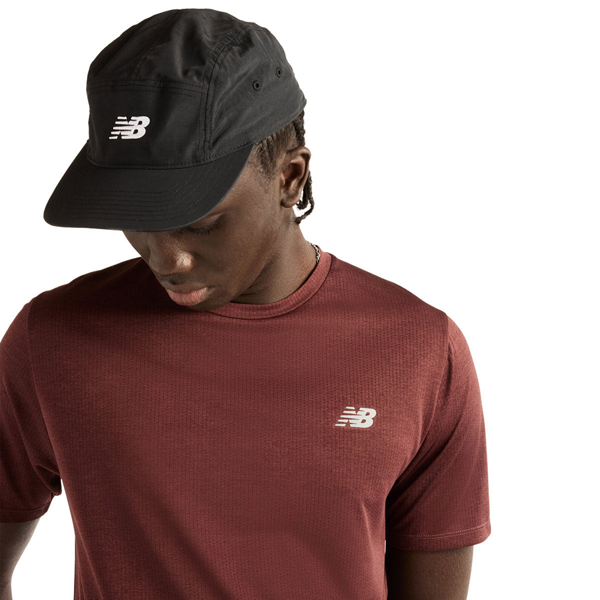 Ny Balance herre T-shirt med kort ærme og New Balance-logo