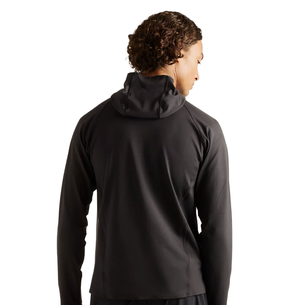 New Balance langærmet refleks hoodie til mænd med hætte og lynlås