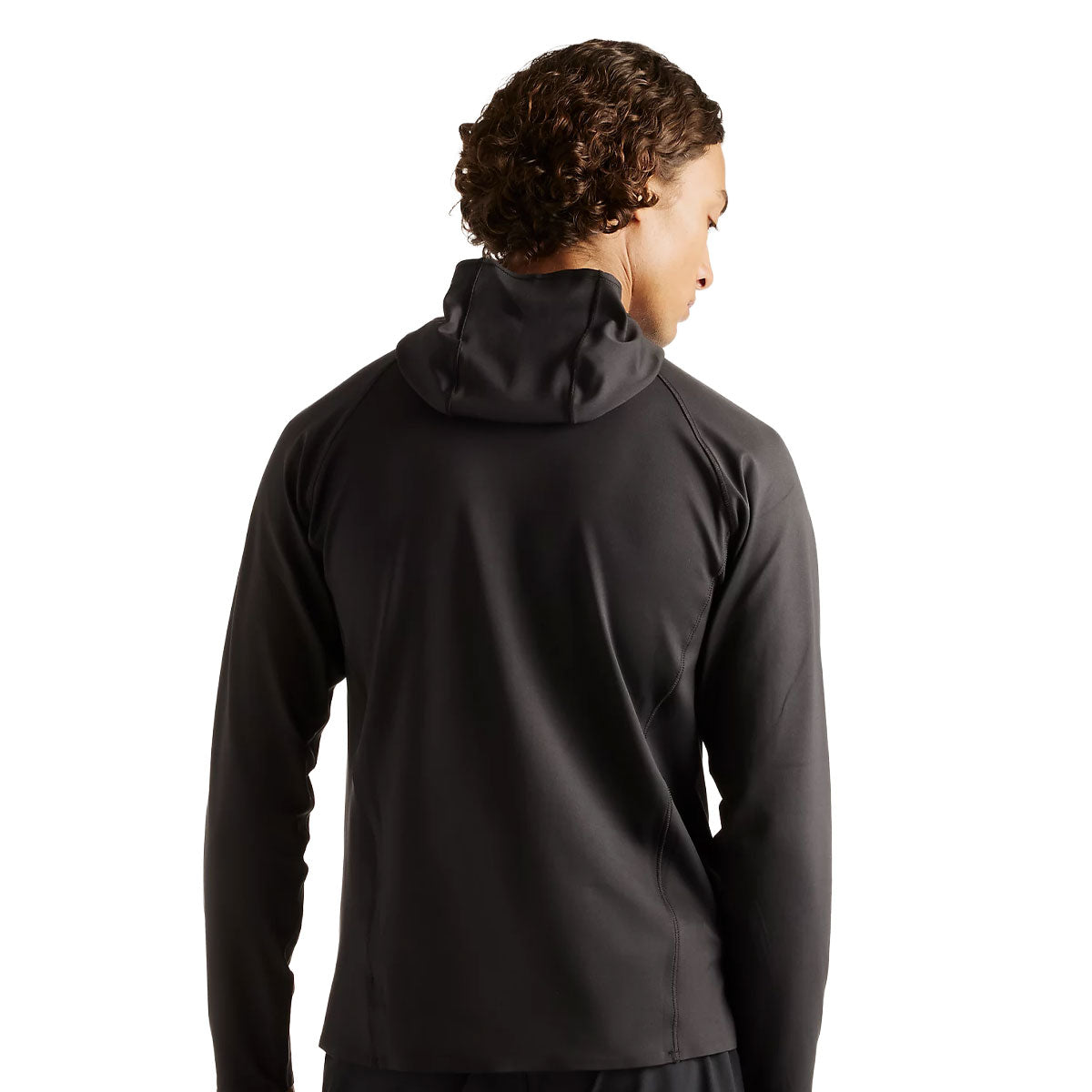 New Balance langærmet refleks hoodie til mænd med hætte og lynlås
