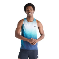 New balance Race Day Ultra Light Printed Singlet Herre