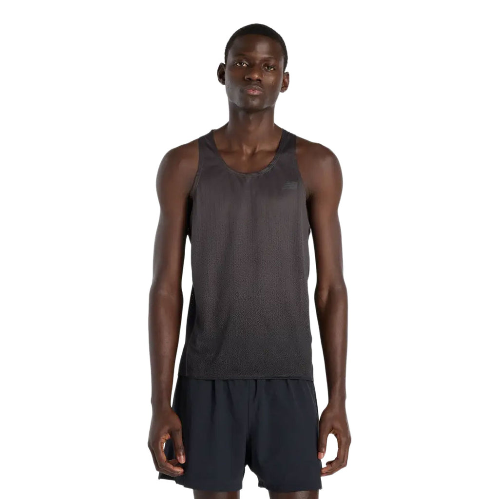 Sort New Balance Viz-Tech Run Singlet til mænd