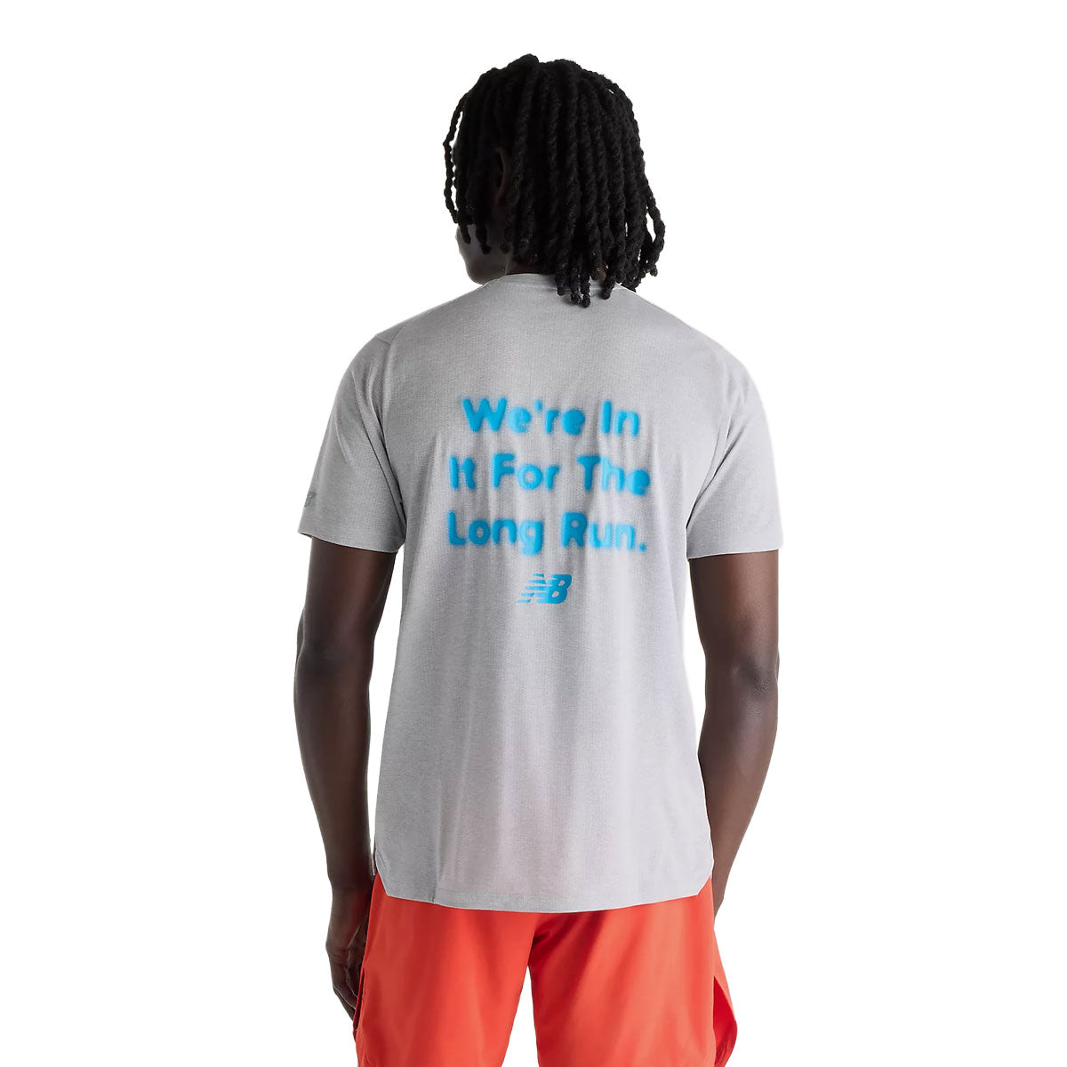 New Balance ATH Graphic SS Tee Herre