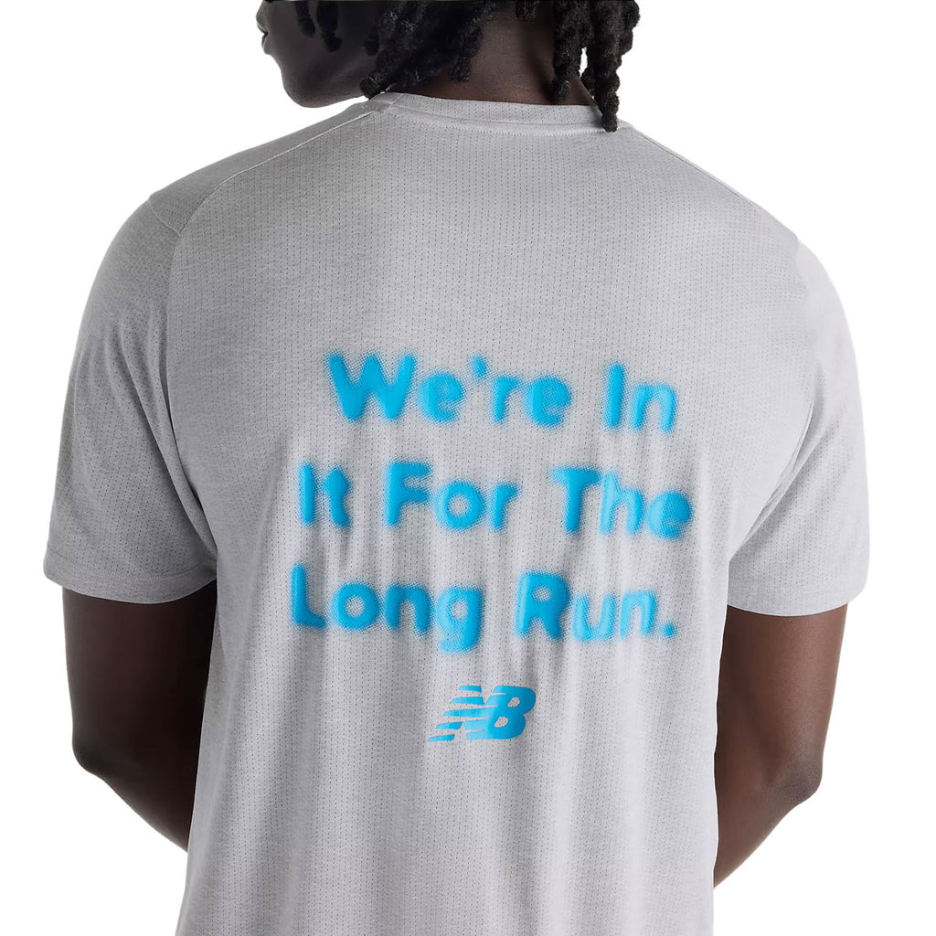 New Balance ATH Graphic SS Tee Herre