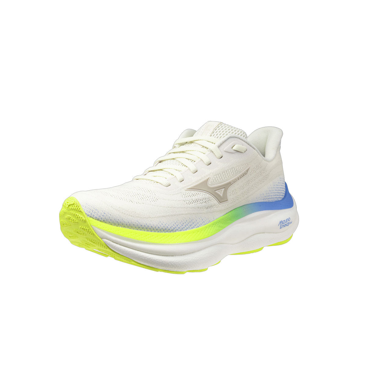 Mizuno Wave Sky 9 Dame løbesko i hvid og grøn