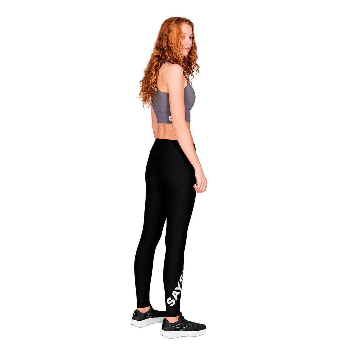 Saysky Logo Motion+ tights til damer i sort