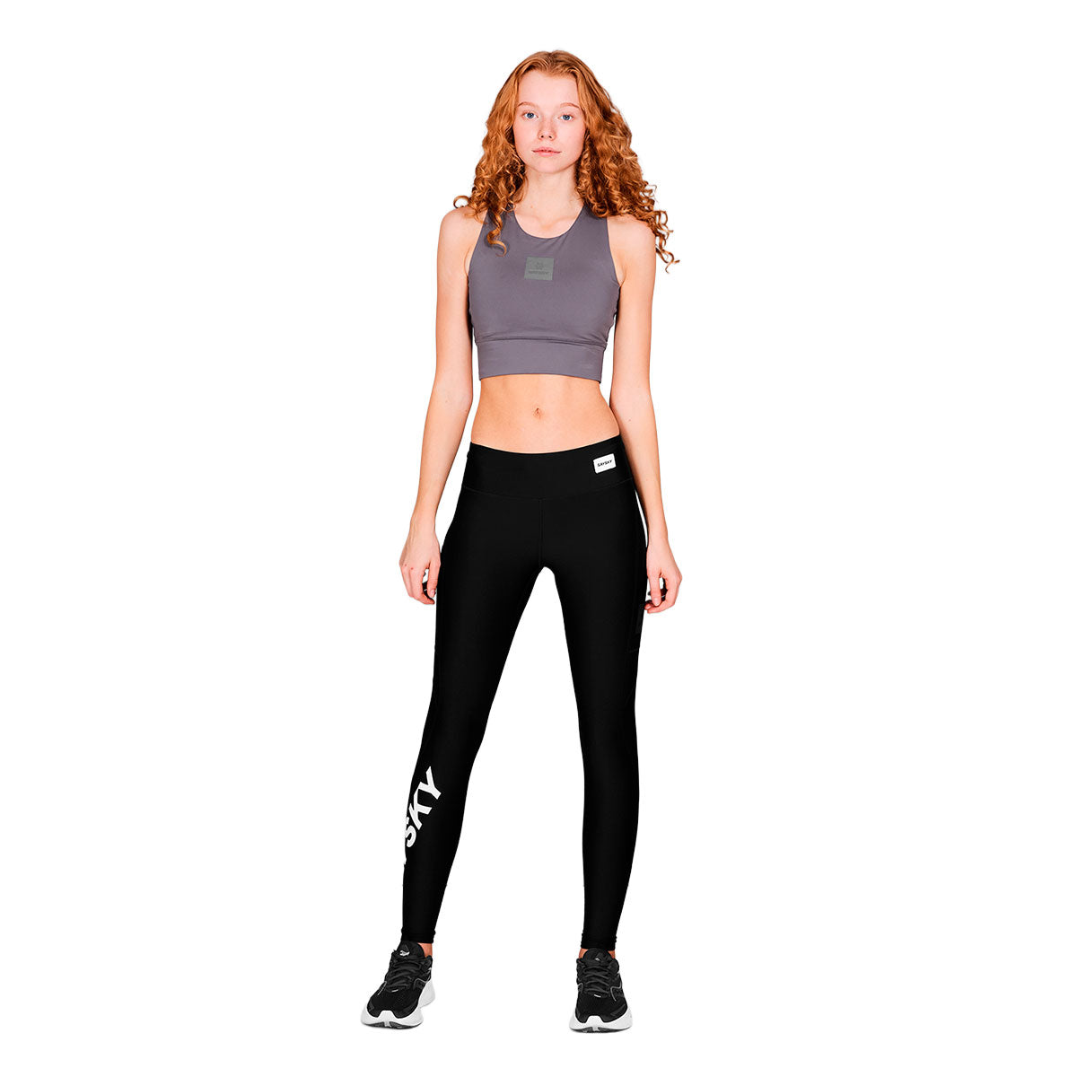Saysky Logo Motion+ tights til damer i sort