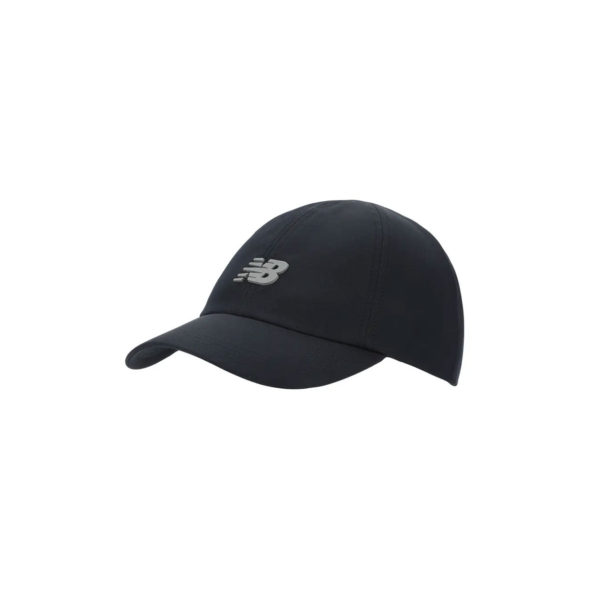 New Balance 6-panel performance hat i sort med logo