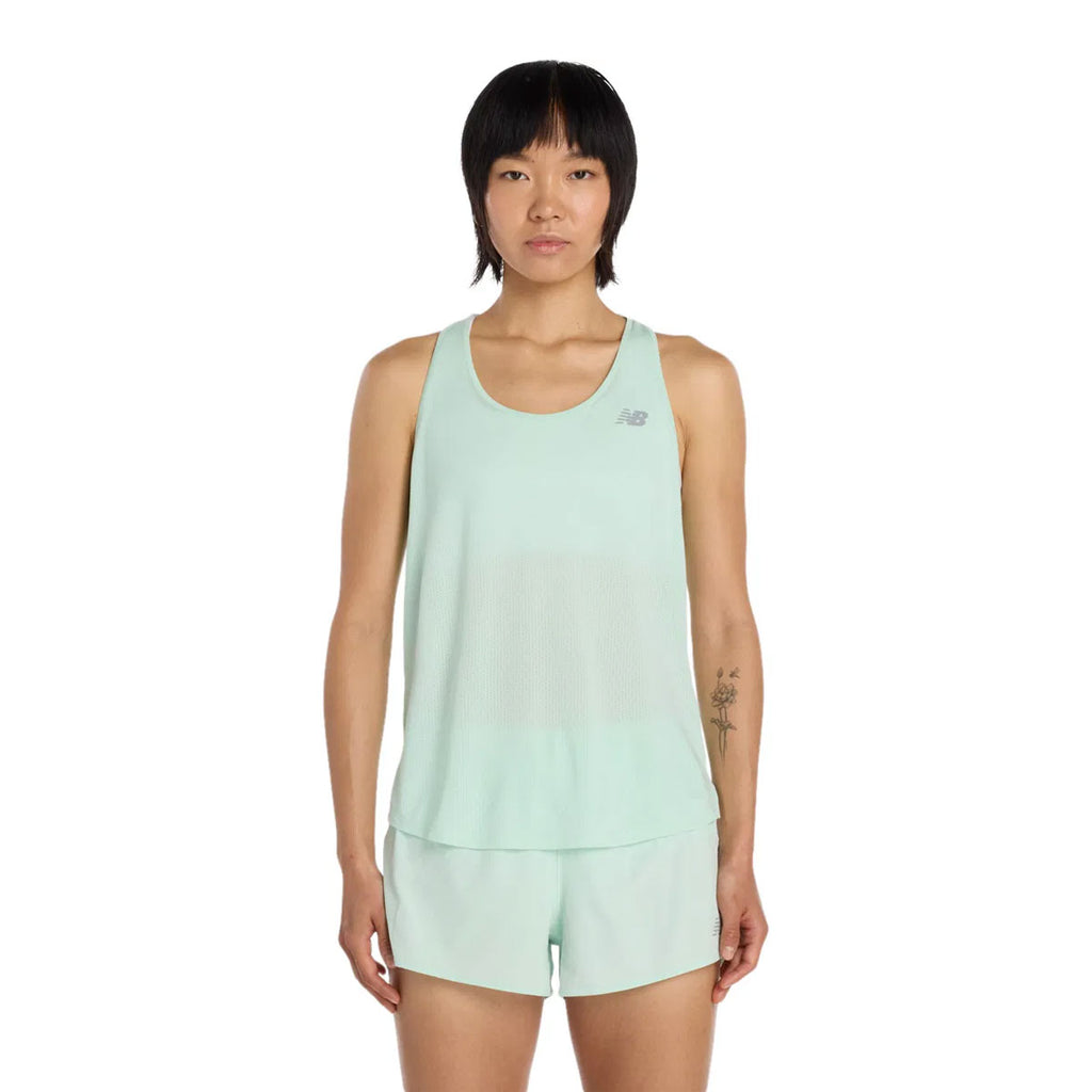 Lysegrøn New Balance Athletics tanktop til damer