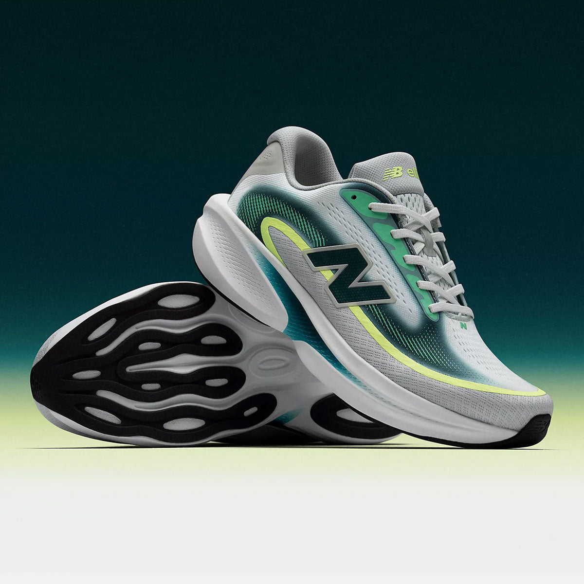 New Balance Ellipse v1 Herre løbesko i grå og grøn