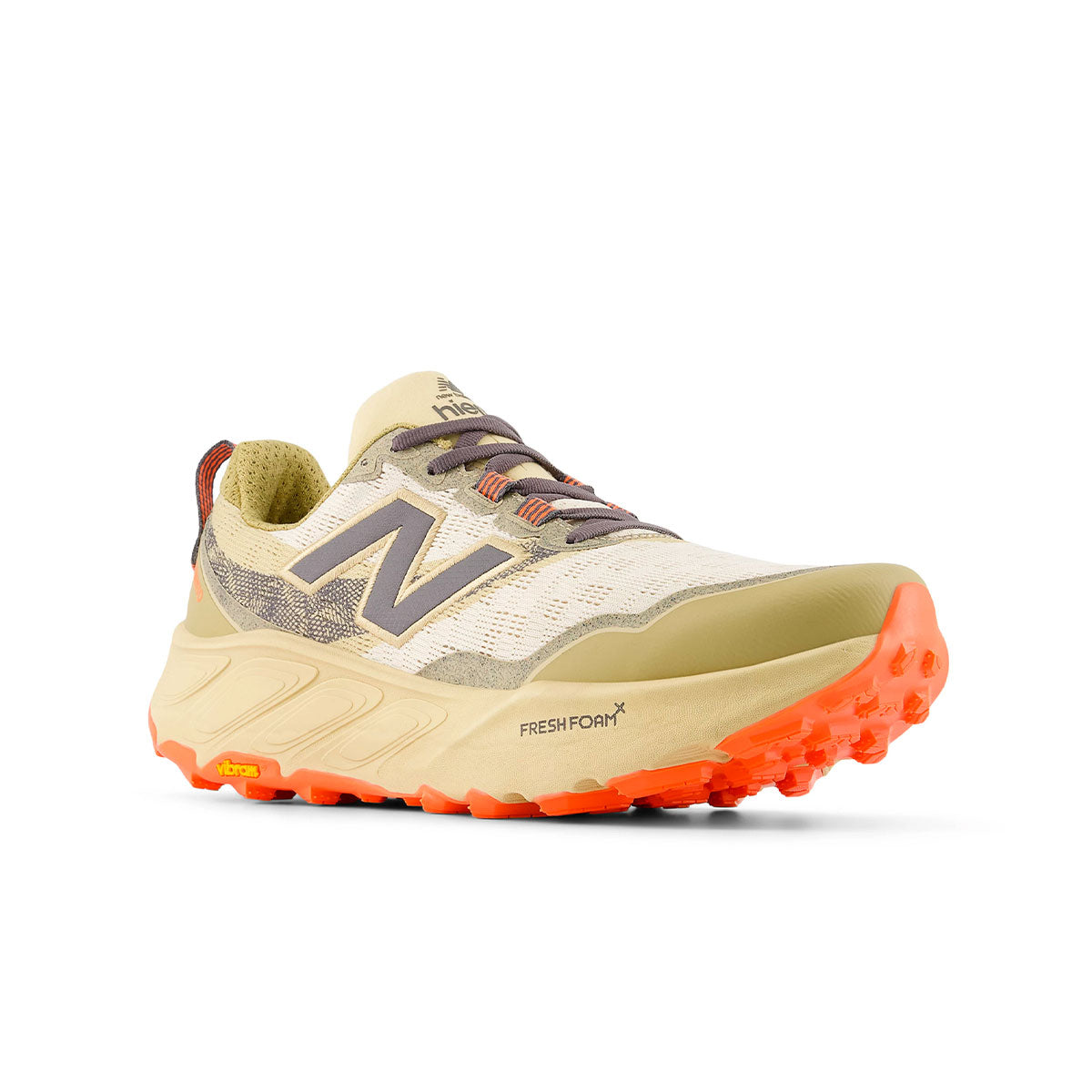 New Balance Fresh Foam X Hierro v9 herresko i beige og orange