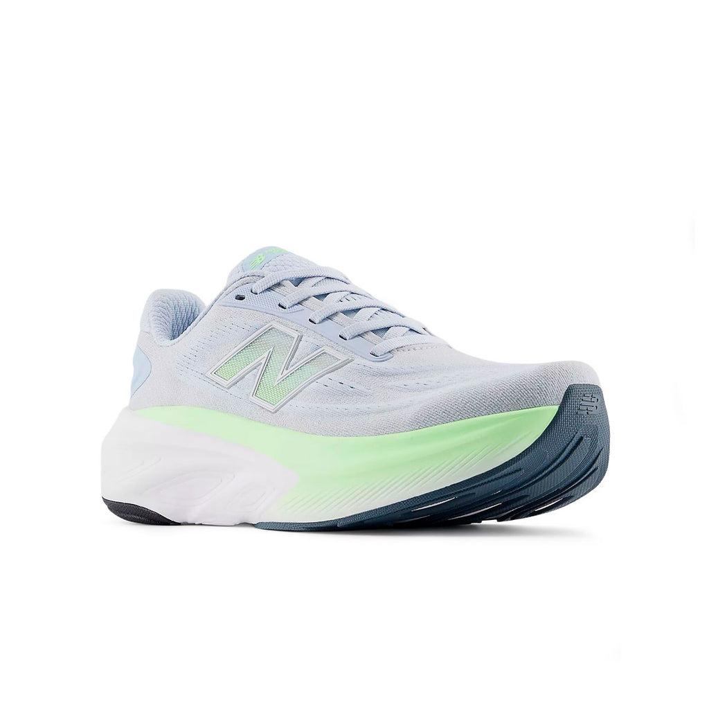 New Balance Fresh Foam X More V6 Dame løbesko i lyseblå og grøn farve