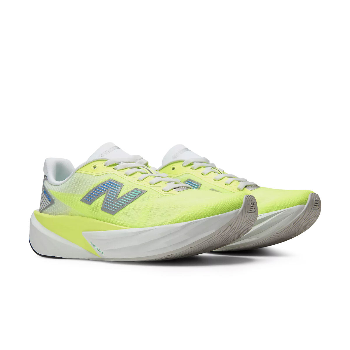 New Balance FuelCell Rebel v5 Dame løbesko i gul og hvid