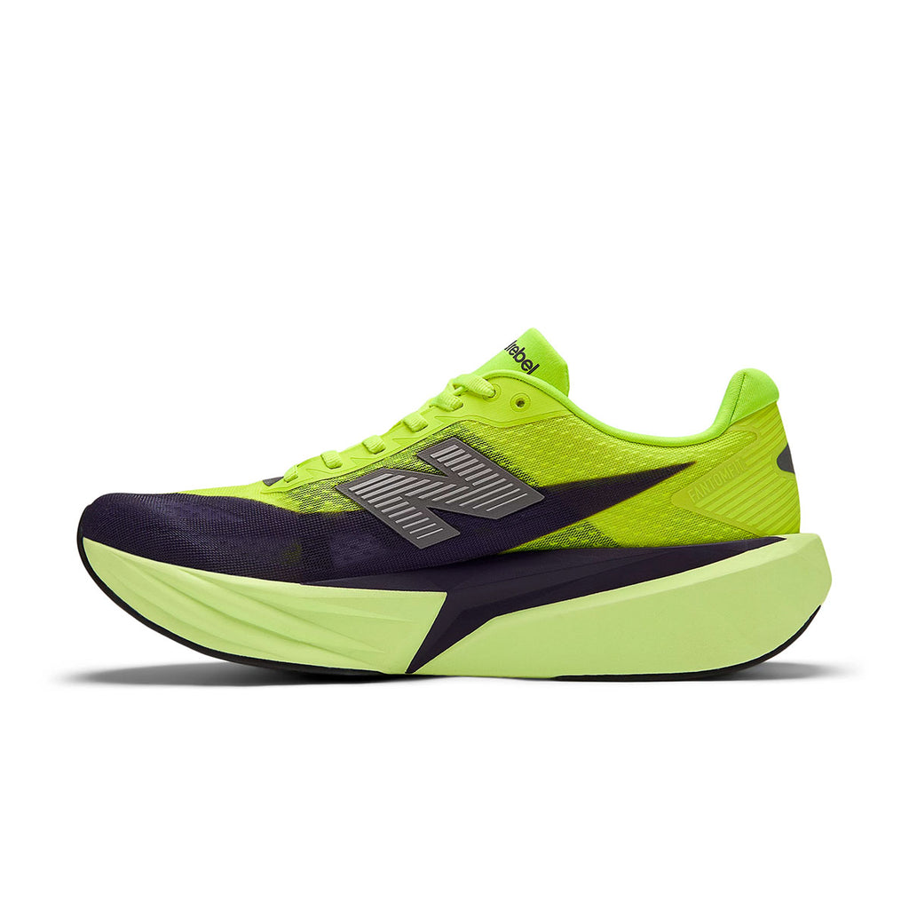 New Balance FuelCell Rebel v5 herre løbesko i grøn og lilla